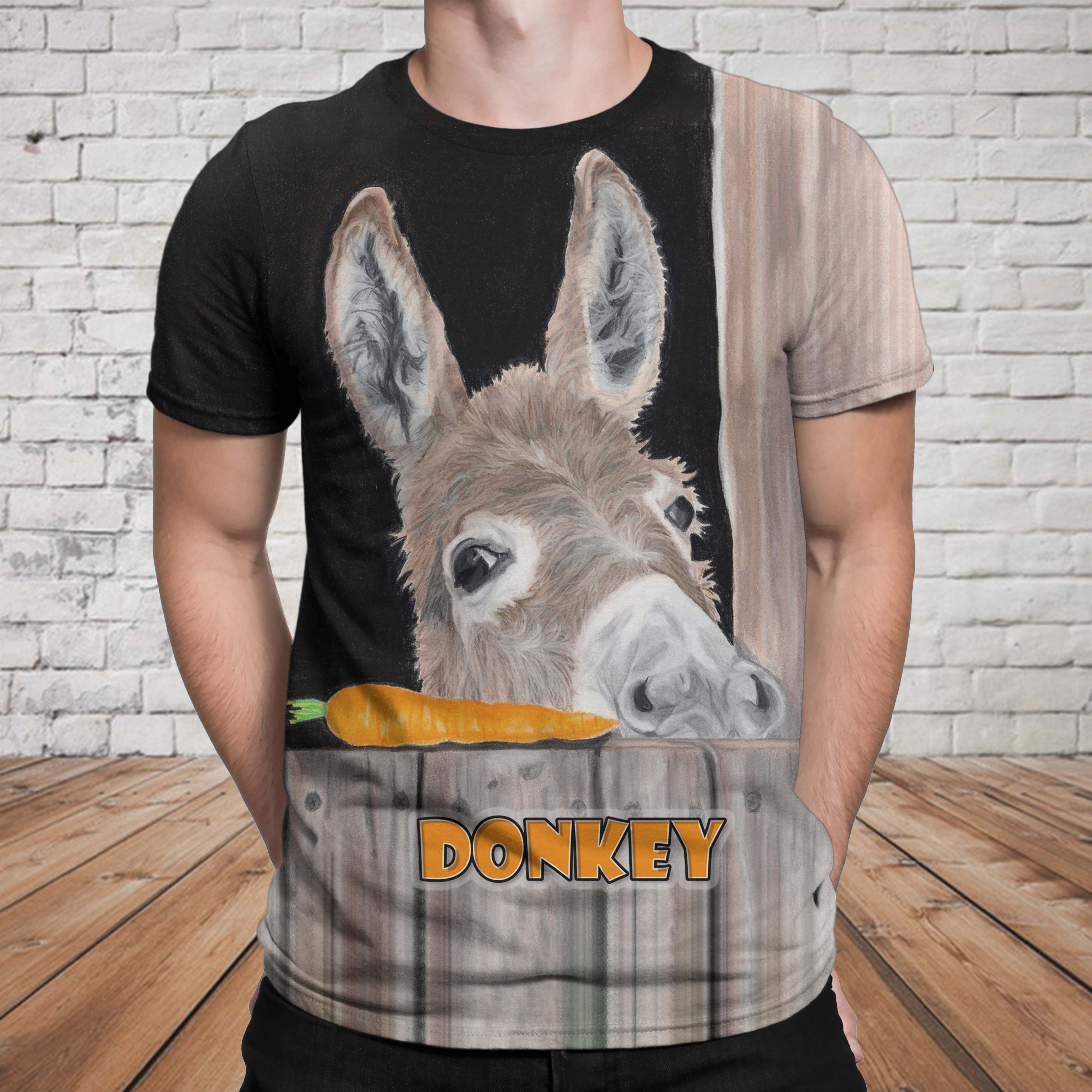 Donkey Farm 3D T-shirt 06330