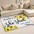 Personalized She Shed Floral Sunflower 06496