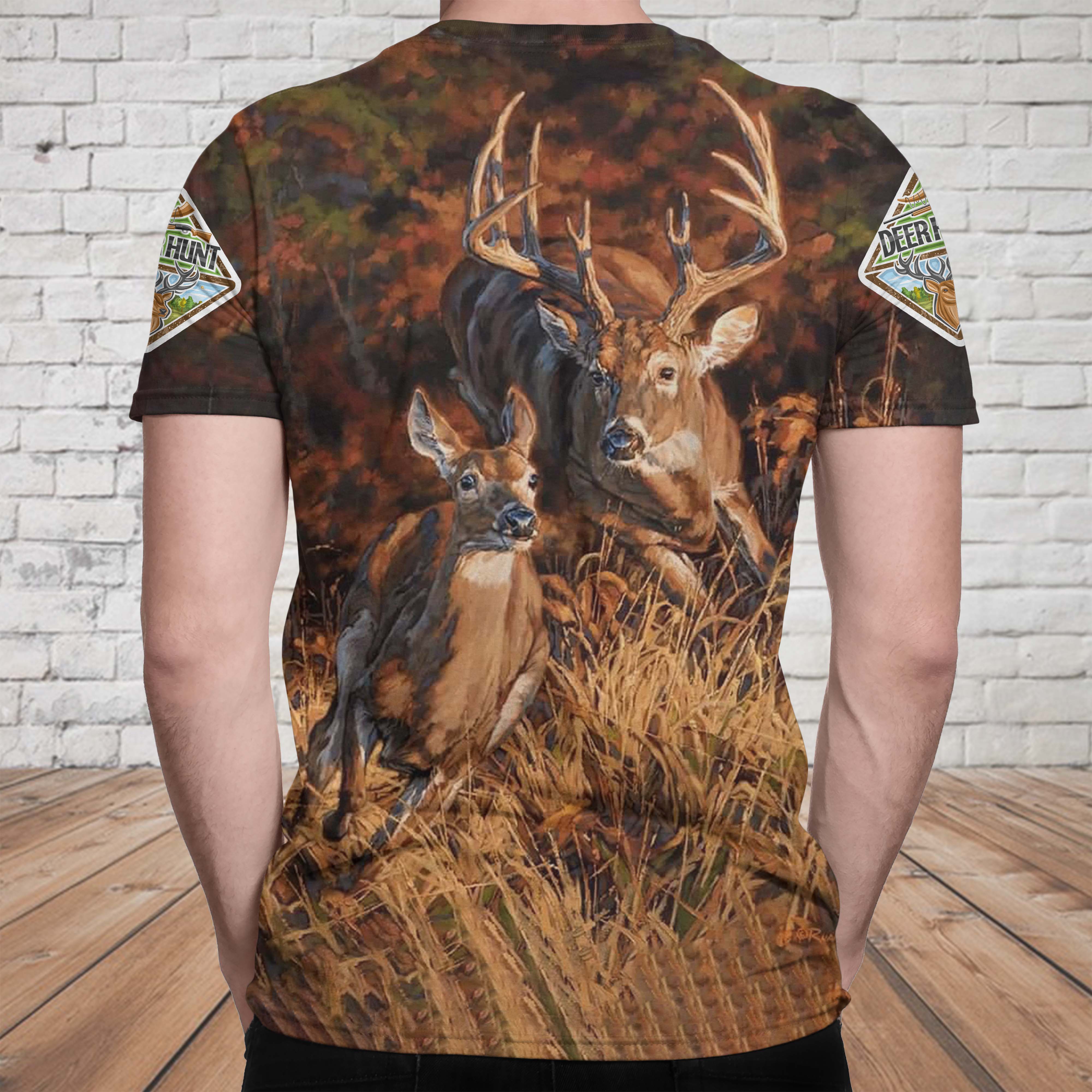 Deer Hunting 3D T-Shirt 06398
