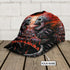 Skull Burning Cap Gothic Fashion Heavy Metal 07995