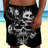 ghost skull 3D beach shorts 08576