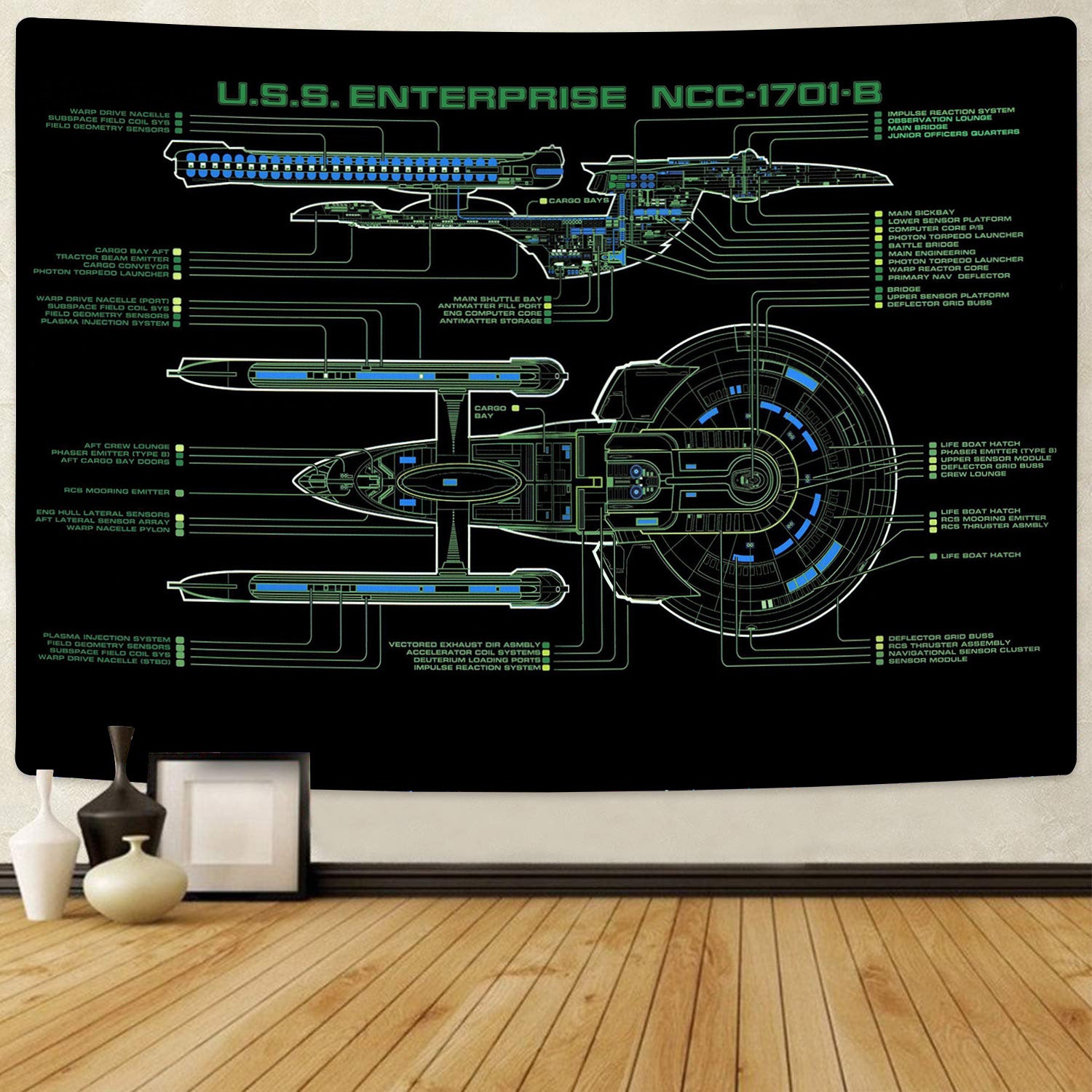 ST U.S.S.Enterprise NCC-1701 Tapestry 06195