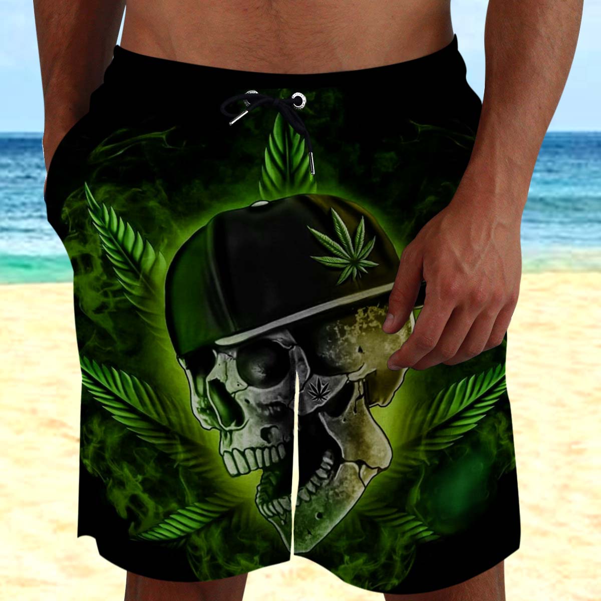 Skull Beach Shorts 06348