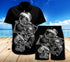 see no evil hear no evil speak no evil  Combo Beach Shorts and Hawaii shirt 09896
