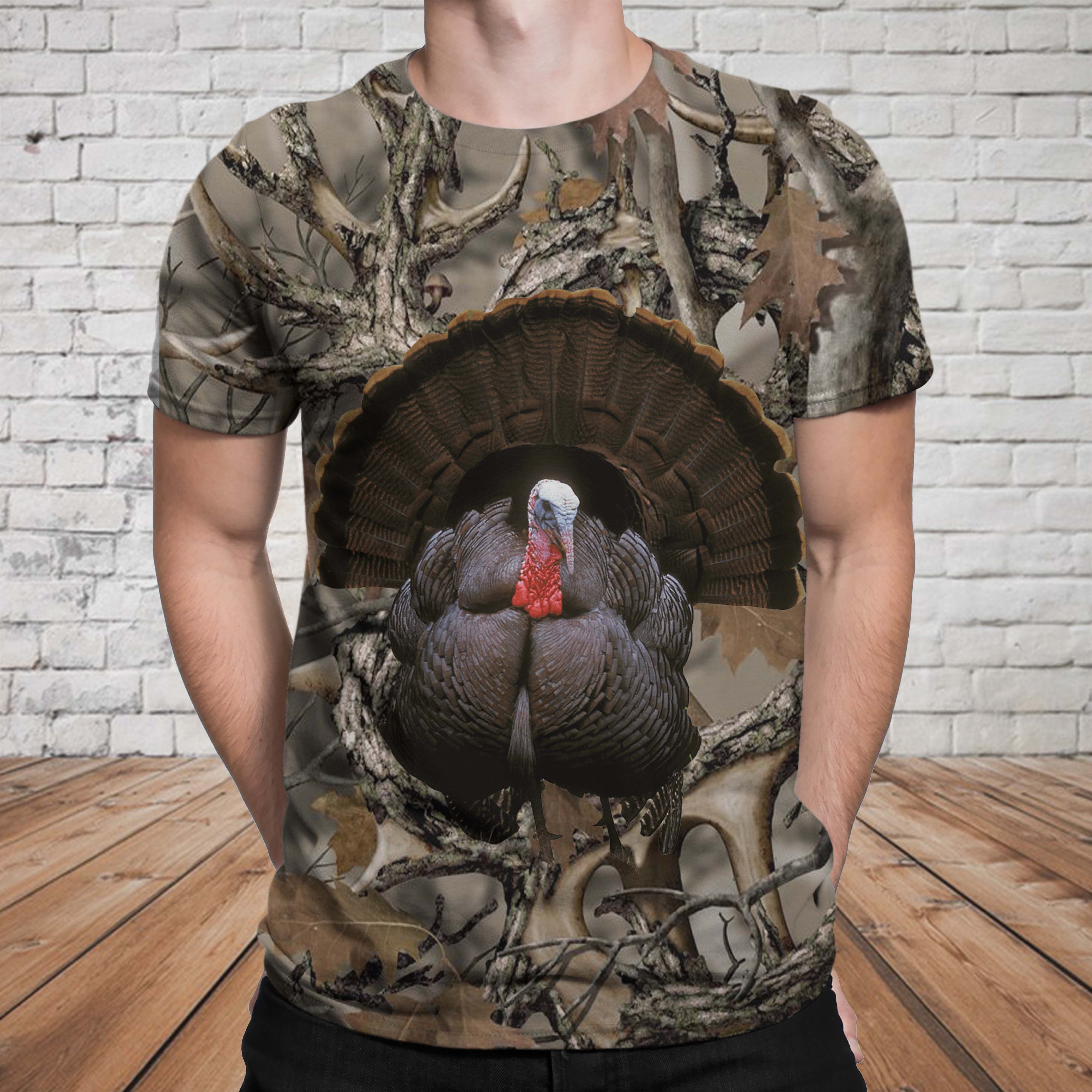 Turkey Hunting Lover 3D T-Shirts 06815