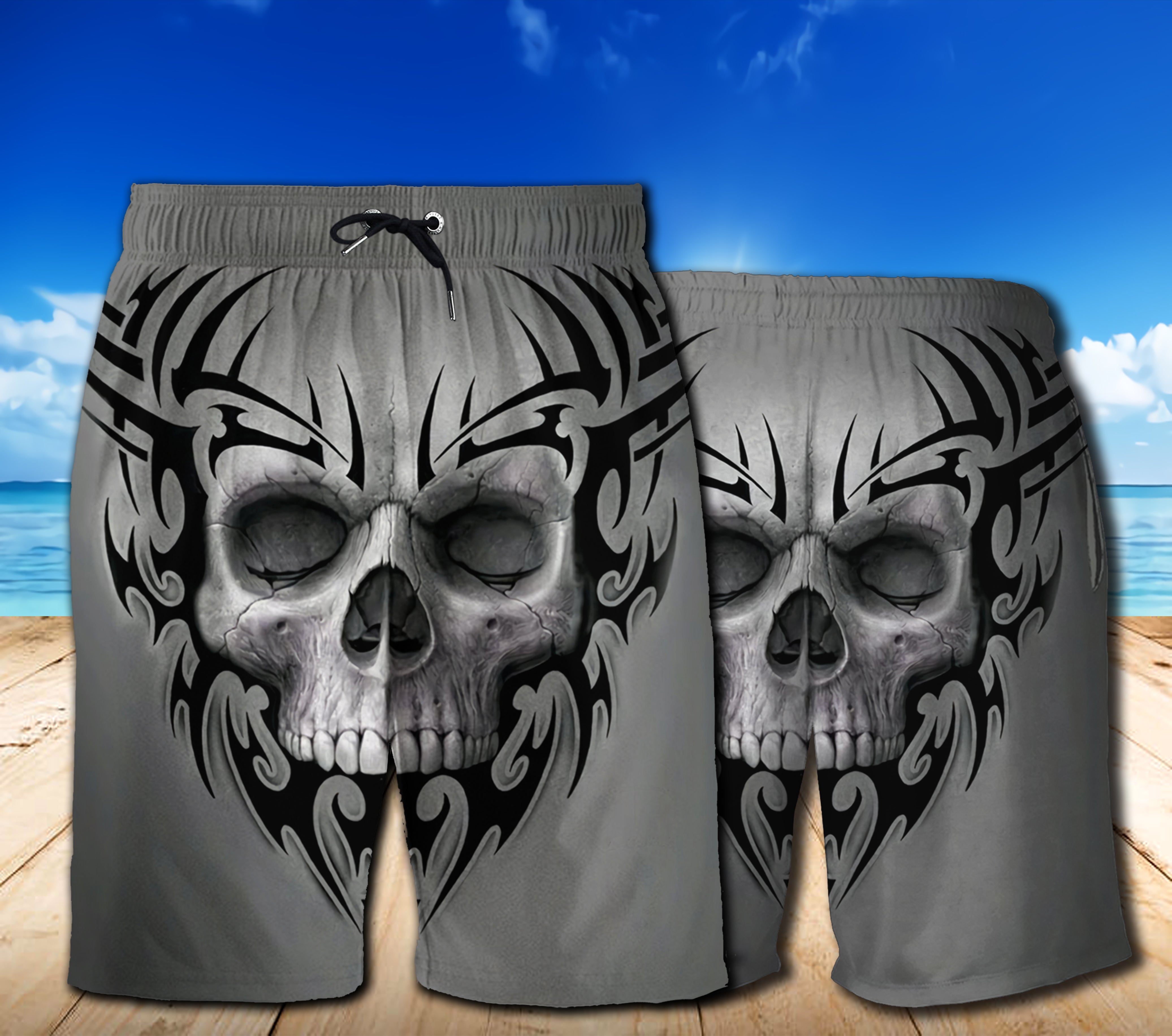 Skull Beach Shorts 09099