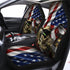 Bow Hunter With Flag American Car Seat Cover 09072