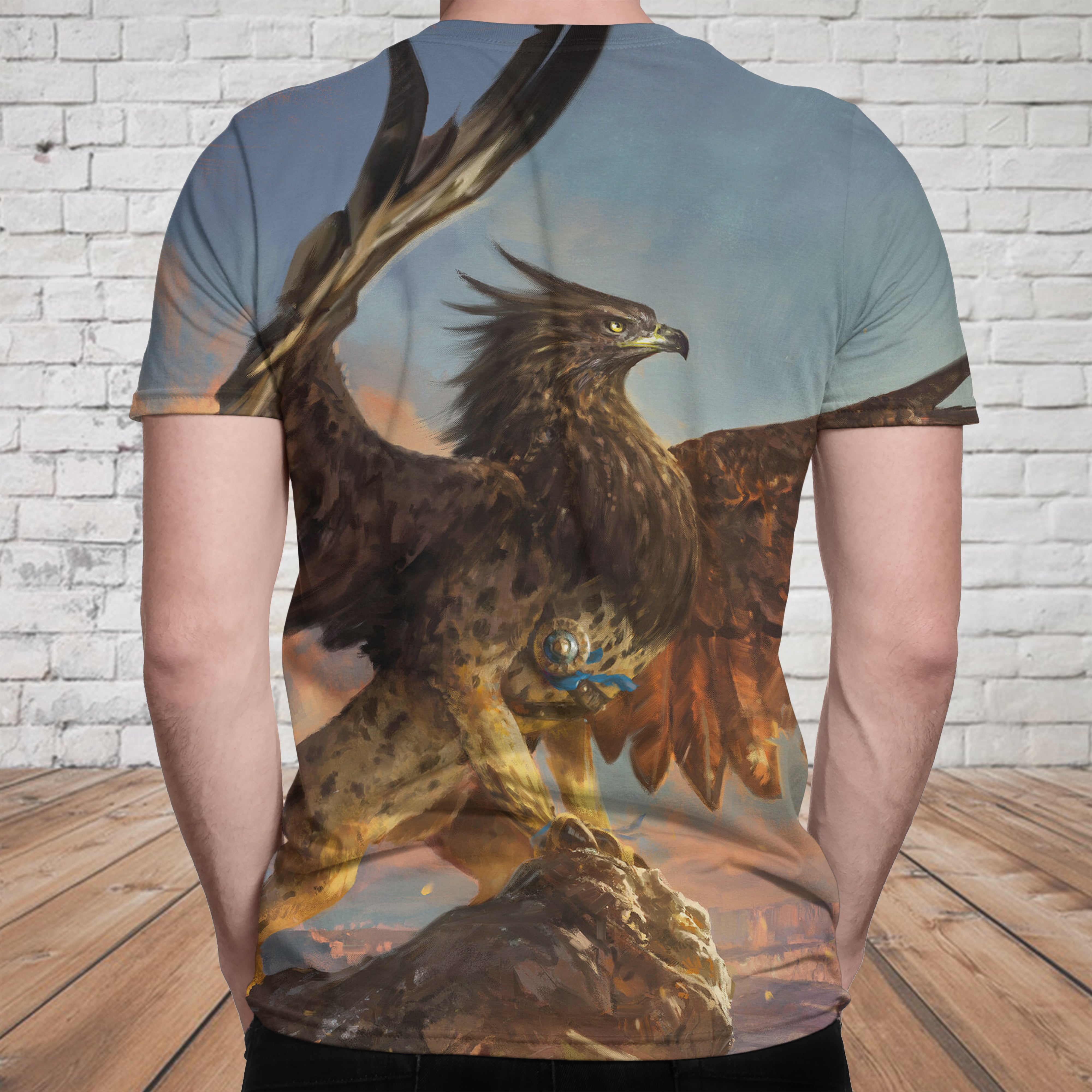 Goldmane Griffin Greek Mythology 3D T-Shirt 06072