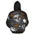 Sugar Skull Girl with Butterfly 3D Hoodie 07020