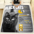 Black Cat Blanket 06005