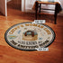 Knitting Room Welcome Round Mat 07409