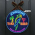 Tiki Bar Personalized Round Wooden Sign 07306