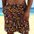 Baseball Pattern Beach Shorts 06388