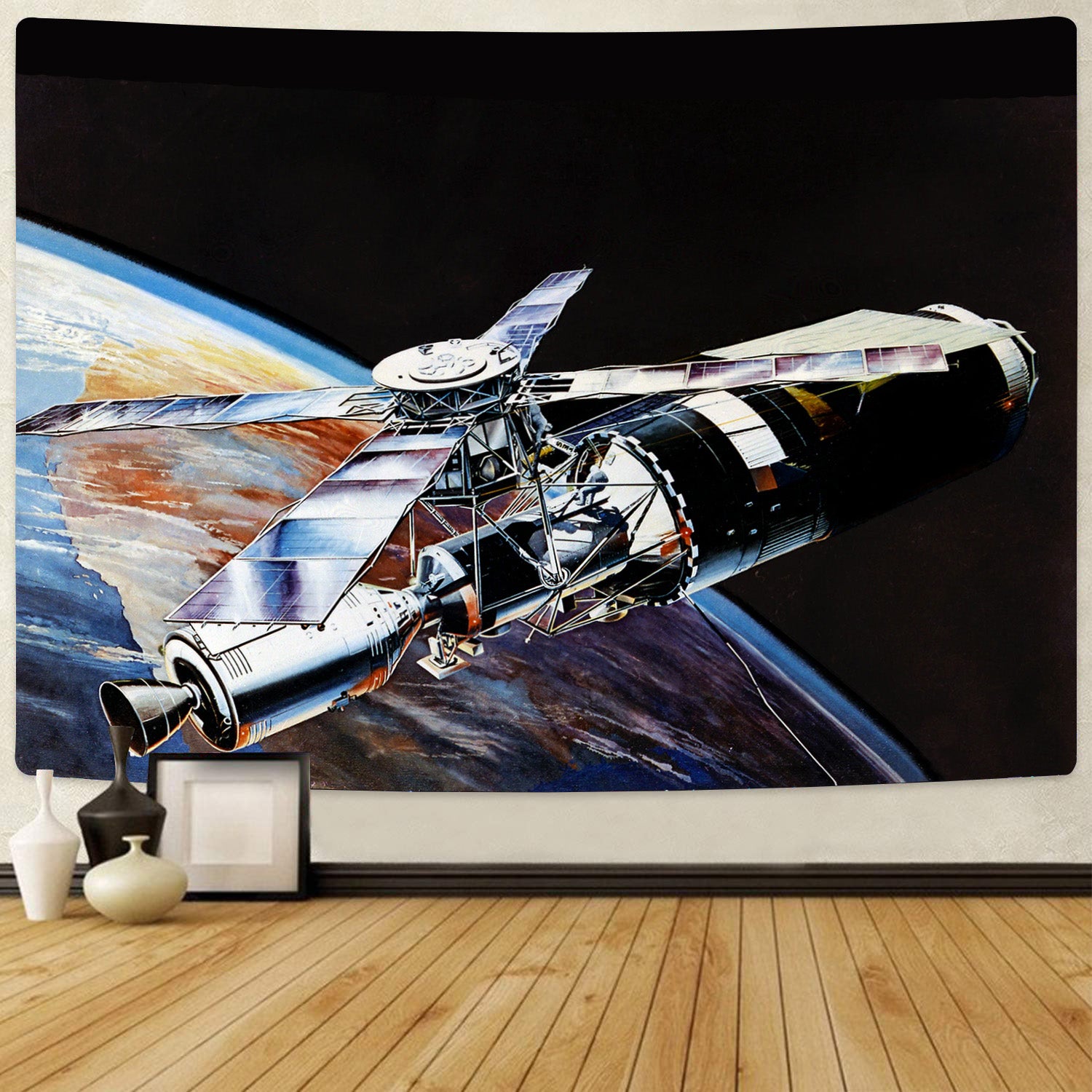 Skylab Space Station Tapestry 06287