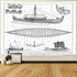 Structure of the Viking ships Tapestry 06011