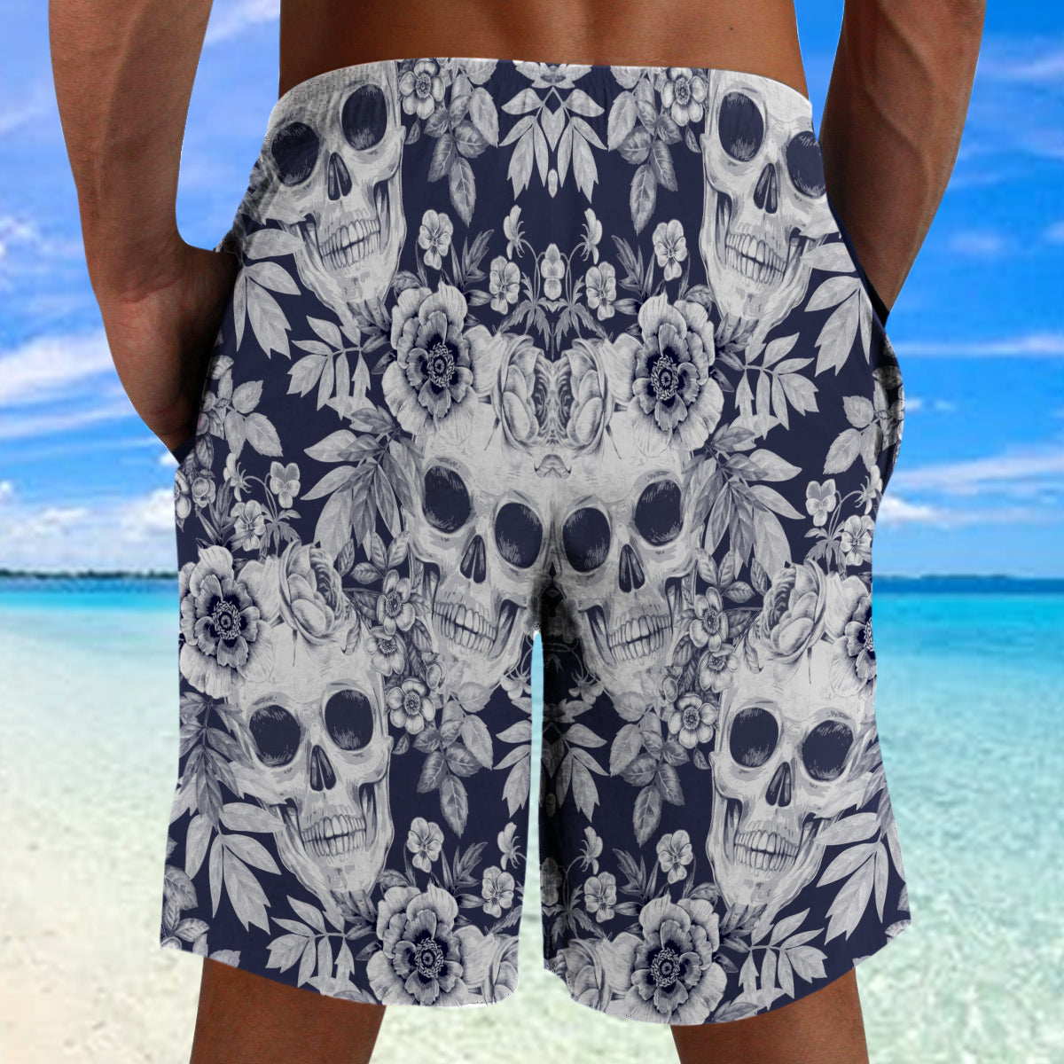 Skull Beach Shorts 05002
