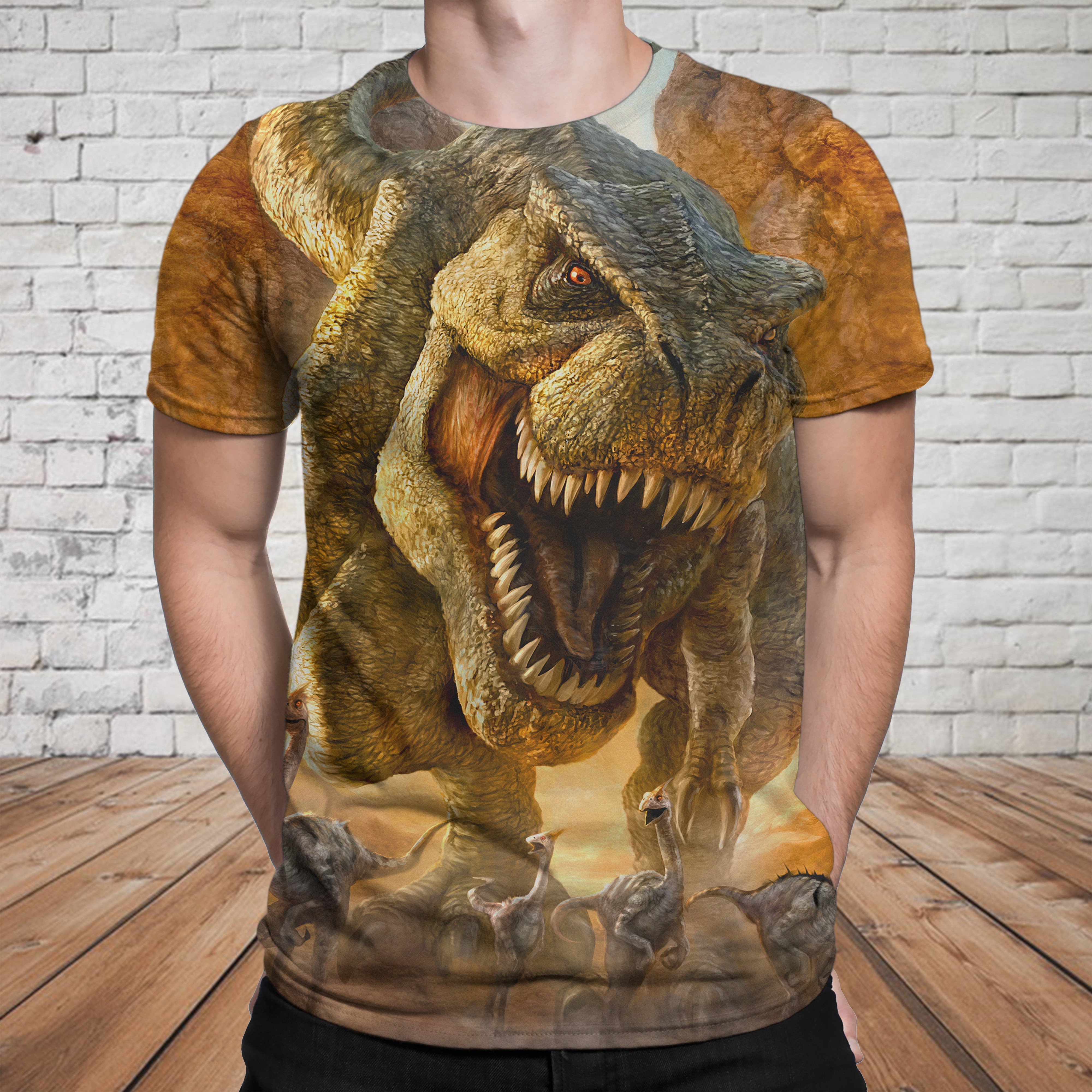 Tyrannosaurus Rex 3D T-Shirt 06273