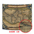 Ortelius World Map Tapestry 06299