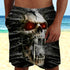 Vampire Skull Wallpapers Beach Shorts 08547