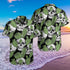 Skull Green Pattern Hawaii Shirts 06633