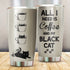 Coffee Black Cat Tumbler 06043