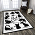 To many Black Cat Area rug 06025
