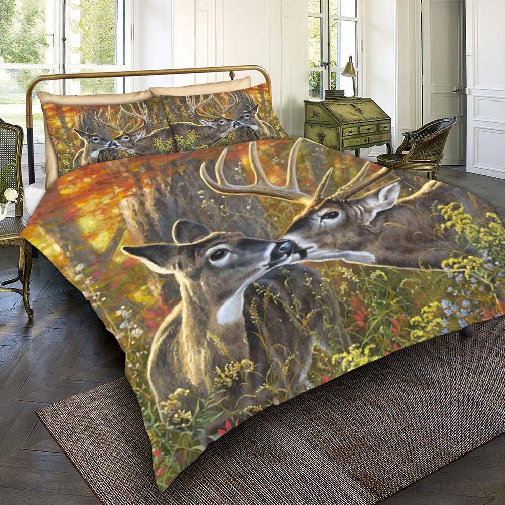 Hunting Deer Lover Bedding Set 06775