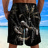 Skull 3D GRIM REAPER Combo Beach Shorts and Hawaii Shirt 08799