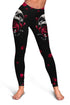 Skull With Roses Combo Legging Tank Top 08837
