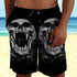 Evil Skull Beach Shorts 06347
