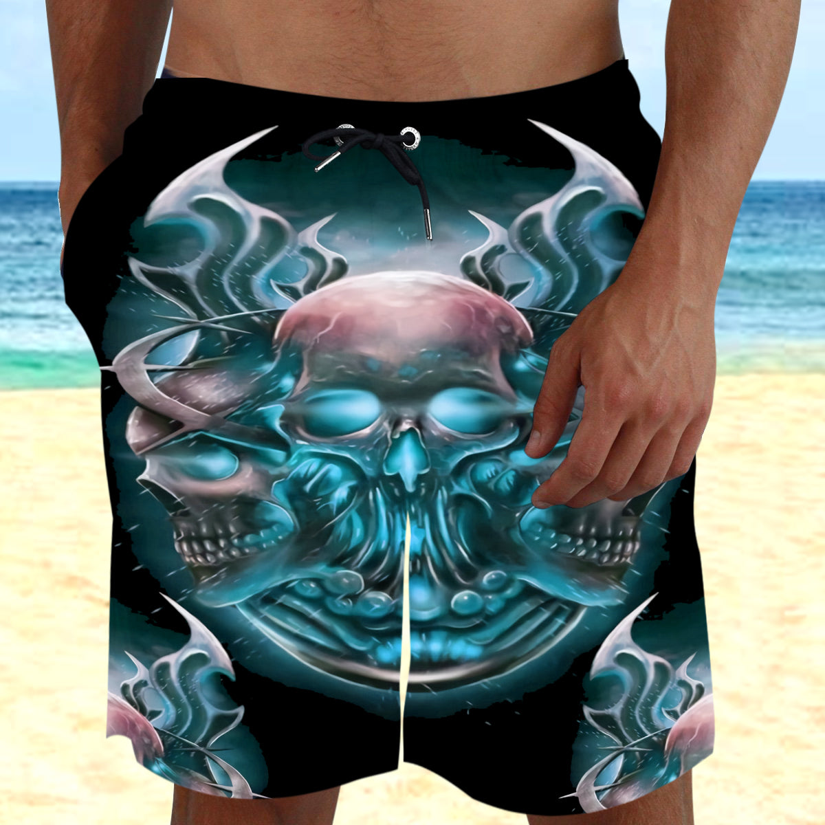 Skull Beach Shorts 08920