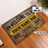 Personalized Bar Sign Metal Vintage Style Doormat 06931
