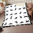 Black cat poses Blanket 06052