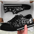 Melting Skull Low Top Shoes 08560