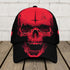 Red Skull Inverted Cross Cap Heavy Metal Fashion Gothic Clothing 08043