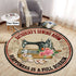 Personalized Sewing Room Round Mat 08926