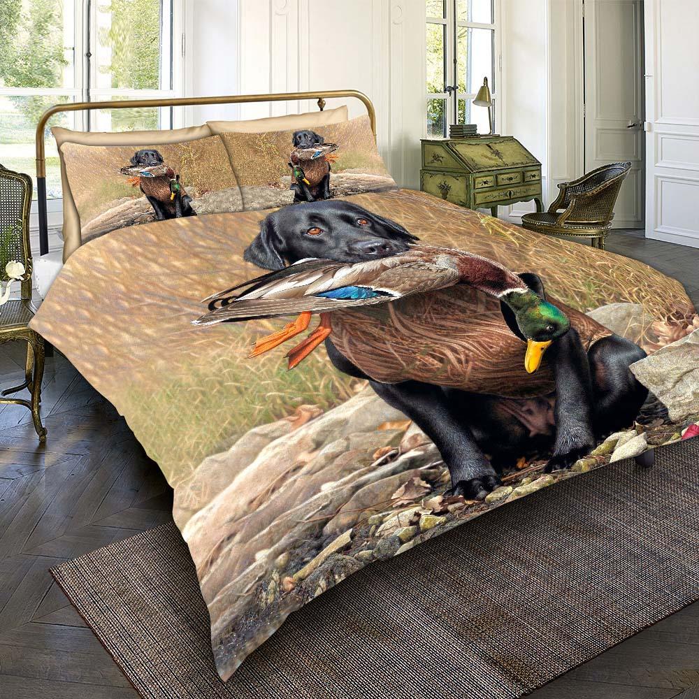 Duck Hunting Dog Bedding Set 06877