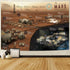 Human Mars Settlement High Resolution Tapestry 06172