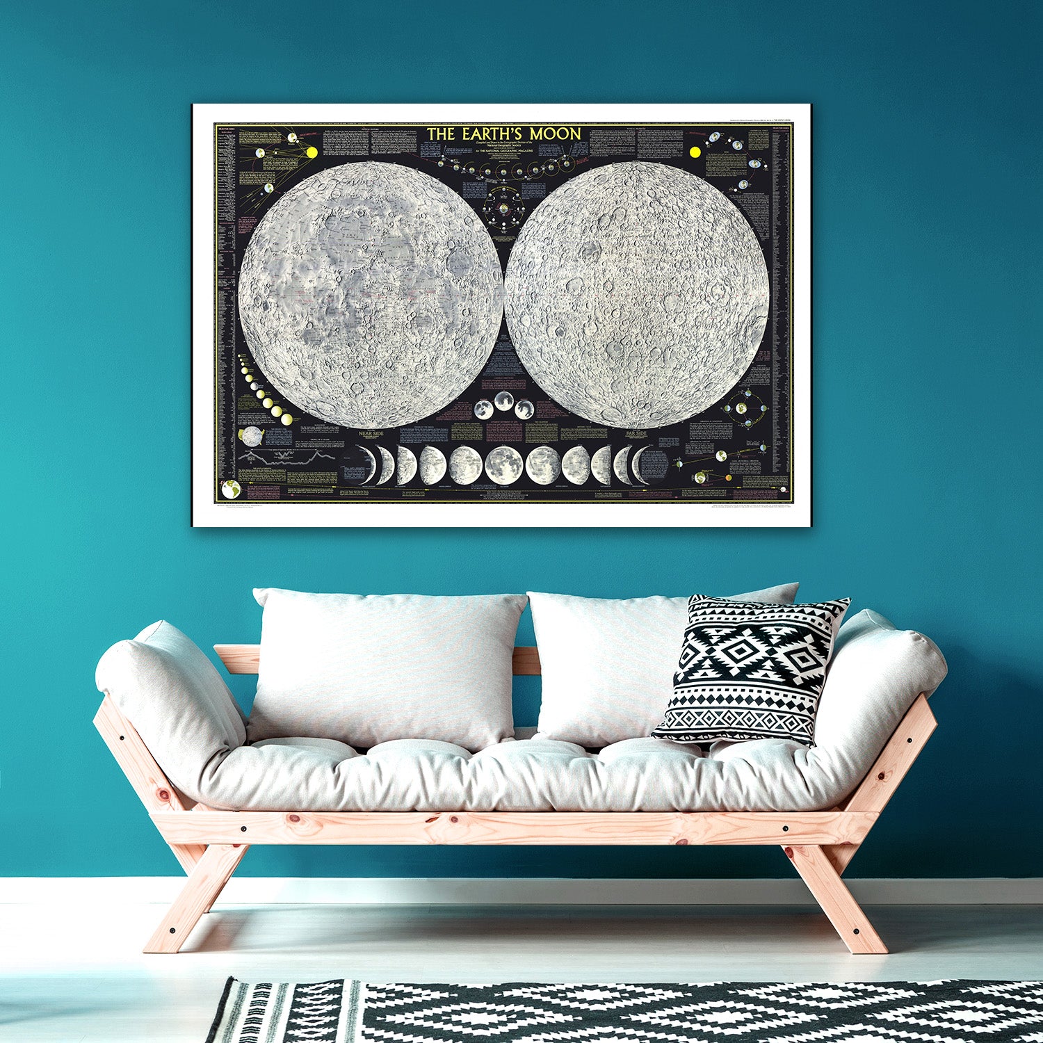 The Earth's Moon Canvas 06164