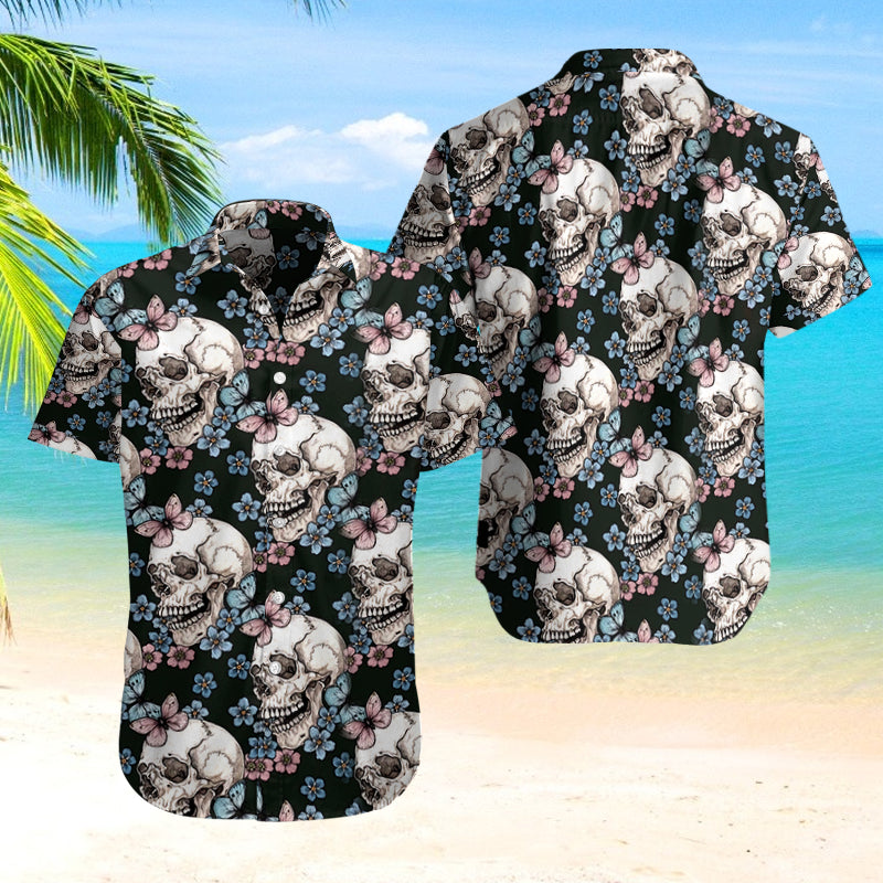 Skull Hawaii Shirts 08745