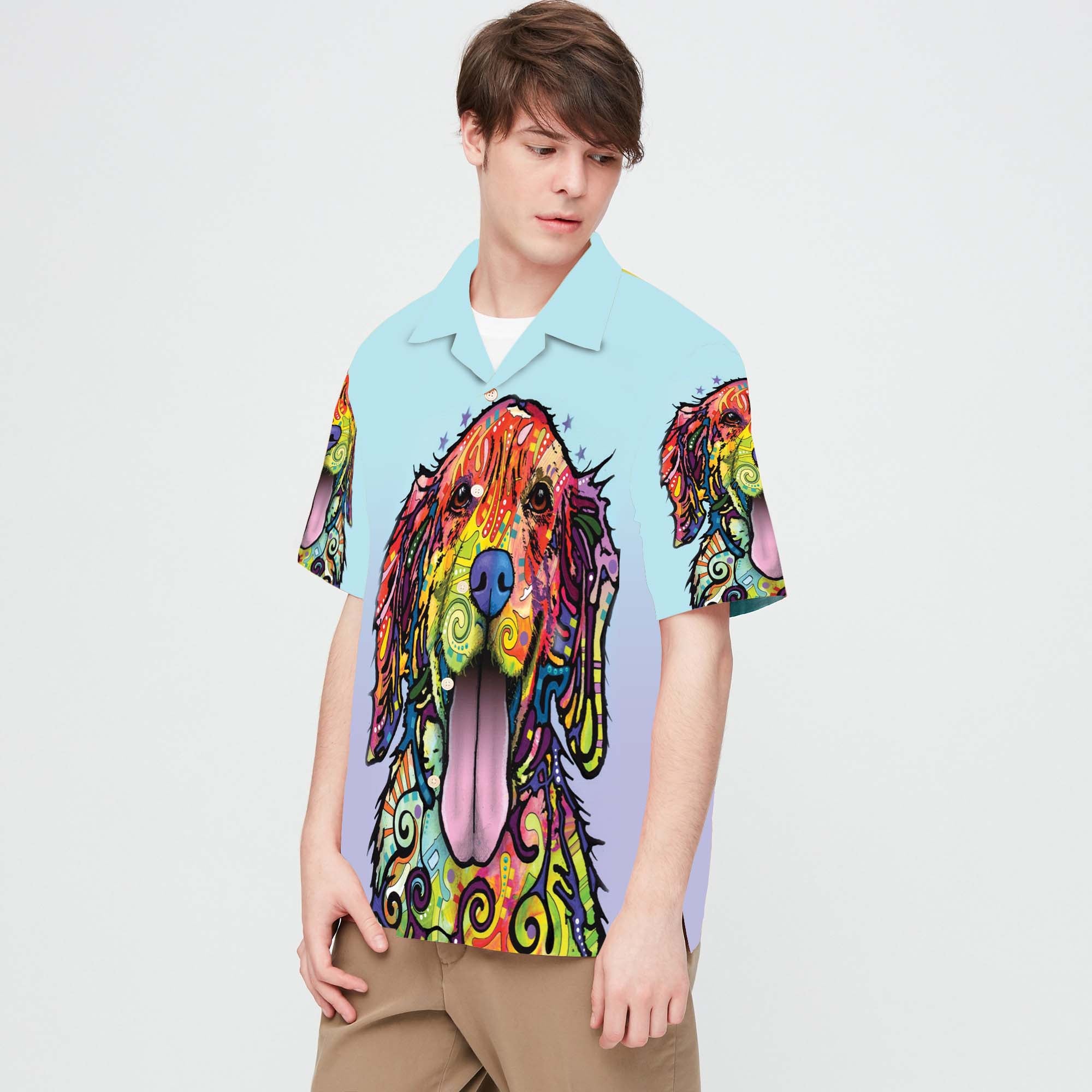 Dog Colorful Hawaii Shirts 06647