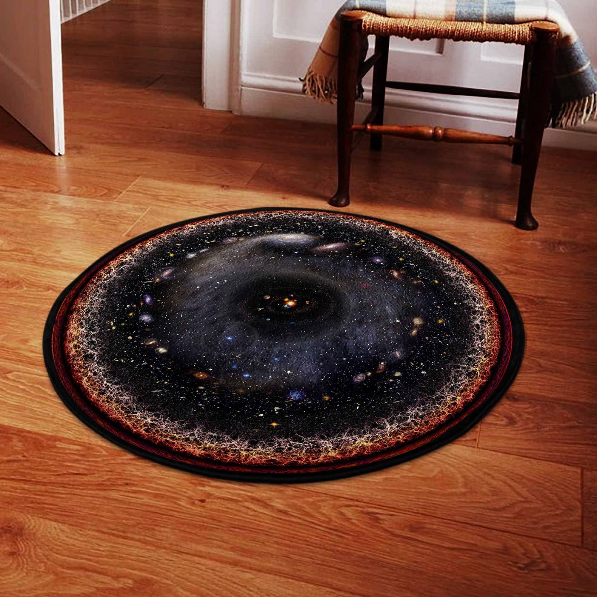 Logarithmic Map of the Universe Round Mat 06232
