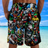 Evil Clown 3D Beach Shorts 08690