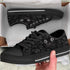 Black Cat Low Top Shoes 06753
