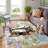 Sewing Quilting Flower Area Rug 07415