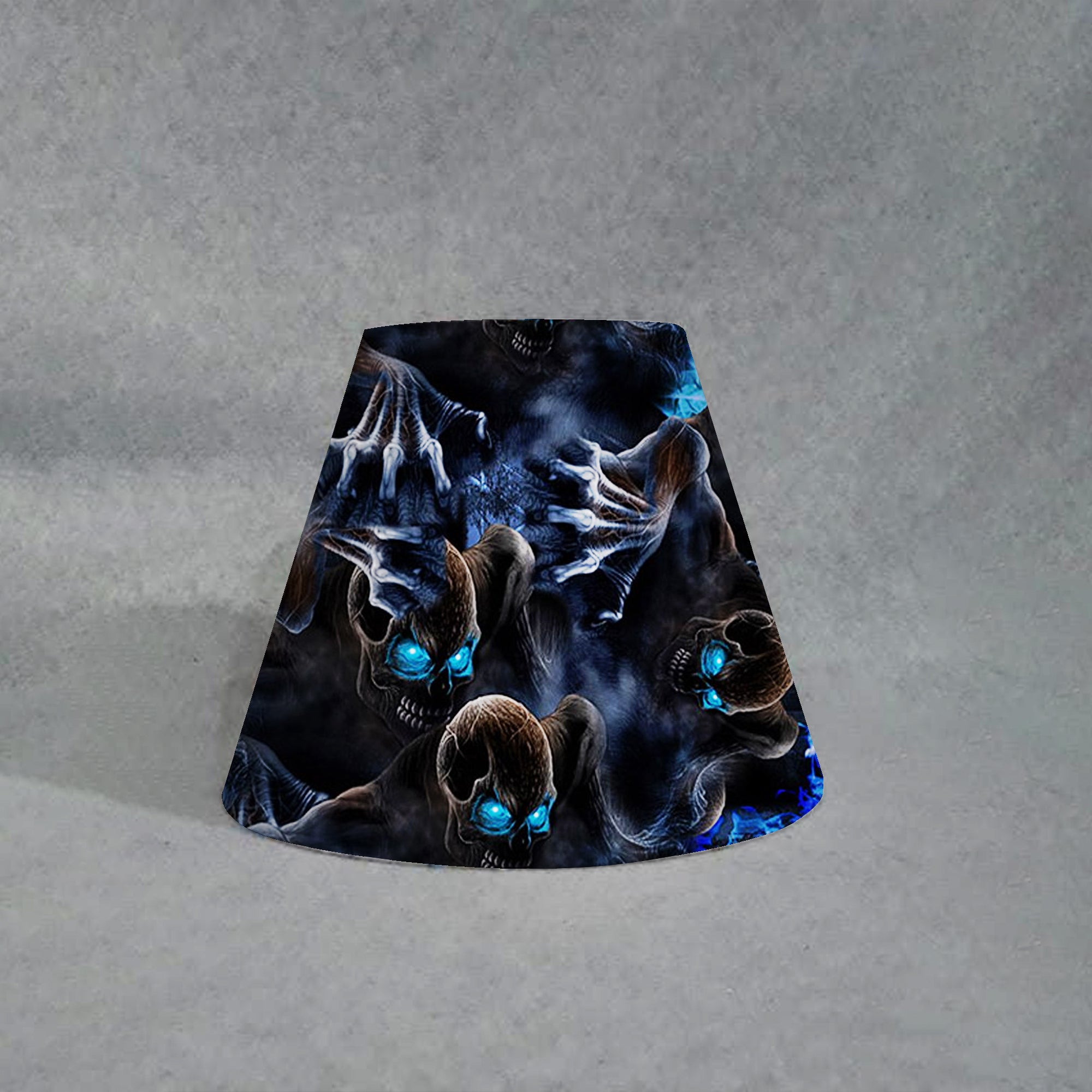 Blue Eye Skulls Pyramid Lamp Shade 08018