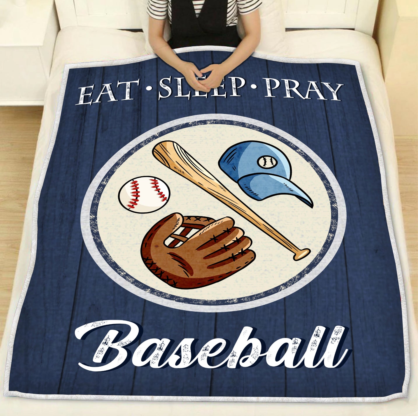 Baseball Blanket Base ball Sports Throw Blanket 07646