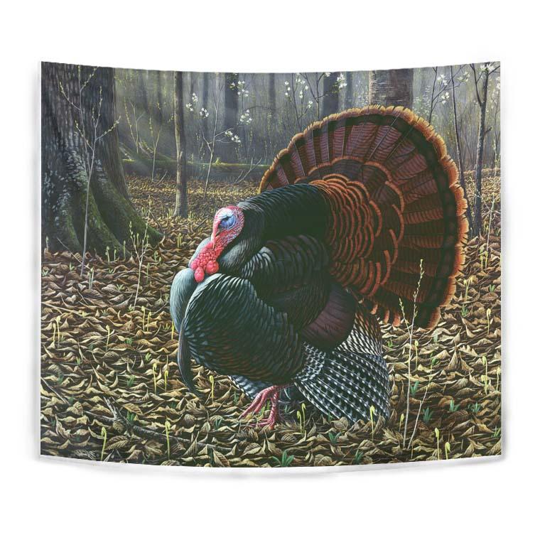Hunting Turkey Tapestry 06518