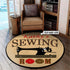 Personalized Sewing Lovers Room Round Mat 07390