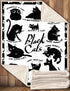 To many Black Cats Blanket 06035
